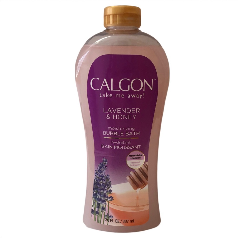 Calgon Take Me Away LAVENDER & HONEY Moisturizing Bubble Bath